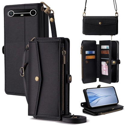 Zipper Wallet Side Buckle Crossbody Lanyard Leather Phone Case, For Tecno Pova Curve 2 5G, For Tecno Camon 50 Pro 4G, For Tecno Camon 50 4G, For Tecno Pova Slim 5G / Spark Slim 4G, For Tecno Pova 7 Pro, For Tecno Pova 7 5G, For Tecno Pop 10 4G         ...