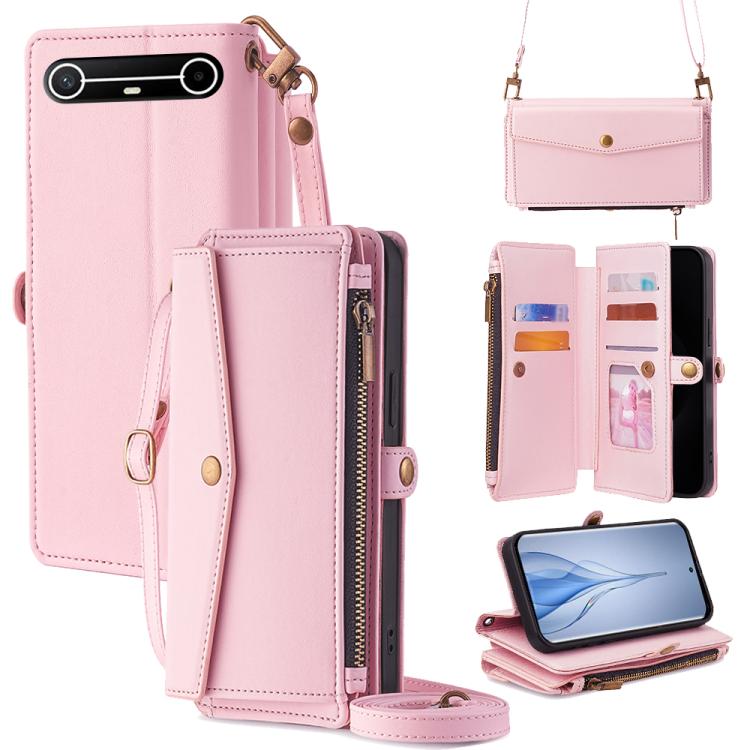 Zipper Wallet Side Buckle Crossbody Lanyard Leather Phone Case, For Tecno Pova Curve 2 5G, For Tecno Camon 50 Pro 4G, For Tecno Camon 50 4G, For Tecno Pova Slim 5G / Spark Slim 4G, For Tecno Pova 7 Pro, For Tecno Pova 7 5G, For Tecno Pop 10 4G         ...