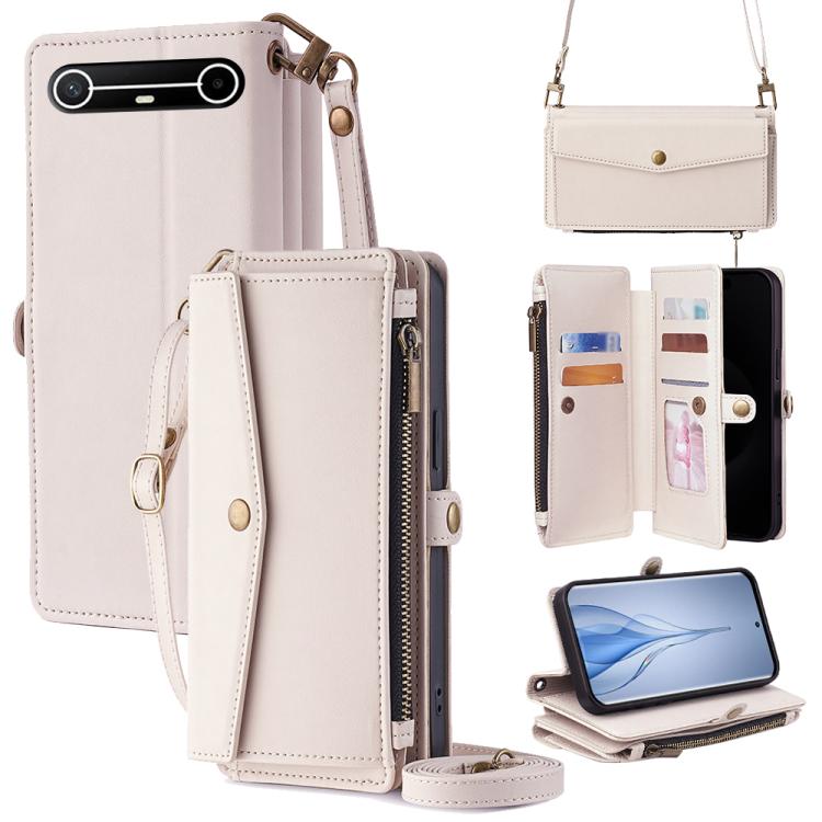 Zipper Wallet Side Buckle Crossbody Lanyard Leather Phone Case, For Tecno Pova Curve 2 5G, For Tecno Camon 50 Pro 4G, For Tecno Camon 50 4G, For Tecno Pova Slim 5G / Spark Slim 4G, For Tecno Pova 7 Pro, For Tecno Pova 7 5G, For Tecno Pop 10 4G         ...