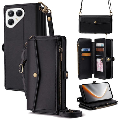 Zipper Wallet Side Buckle Crossbody Lanyard Leather Phone Case, For Tecno Pova Curve 2 5G, For Tecno Camon 50 Pro 4G, For Tecno Camon 50 4G, For Tecno Pova Slim 5G / Spark Slim 4G, For Tecno Pova 7 Pro, For Tecno Pova 7 5G, For Tecno Pop 10 4G         ...
