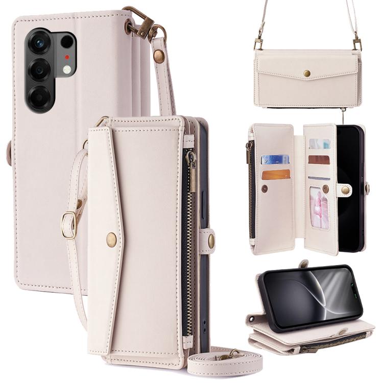 Zipper Wallet Side Buckle Crossbody Lanyard Leather Phone Case, For Tecno Pova Curve 2 5G, For Tecno Camon 50 Pro 4G, For Tecno Camon 50 4G, For Tecno Pova Slim 5G / Spark Slim 4G, For Tecno Pova 7 Pro, For Tecno Pova 7 5G, For Tecno Pop 10 4G         ...