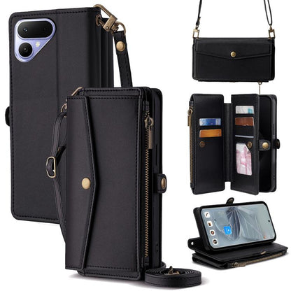 Zipper Wallet Side Buckle Crossbody Lanyard Leather Phone Case, For Tecno Pova Curve 2 5G, For Tecno Camon 50 Pro 4G, For Tecno Camon 50 4G, For Tecno Pova Slim 5G / Spark Slim 4G, For Tecno Pova 7 Pro, For Tecno Pova 7 5G, For Tecno Pop 10 4G         ...