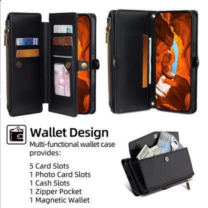 Zipper Wallet Side Buckle Crossbody Lanyard Leather Phone Case, For Tecno Pova Curve 2 5G, For Tecno Camon 50 Pro 4G, For Tecno Camon 50 4G, For Tecno Pova Slim 5G / Spark Slim 4G, For Tecno Pova 7 Pro, For Tecno Pova 7 5G, For Tecno Pop 10 4G         ...