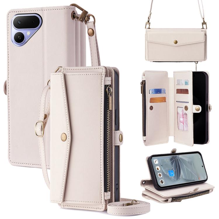 Zipper Wallet Side Buckle Crossbody Lanyard Leather Phone Case, For Tecno Pova Curve 2 5G, For Tecno Camon 50 Pro 4G, For Tecno Camon 50 4G, For Tecno Pova Slim 5G / Spark Slim 4G, For Tecno Pova 7 Pro, For Tecno Pova 7 5G, For Tecno Pop 10 4G         ...