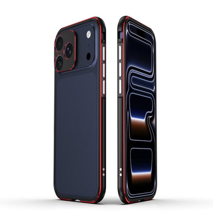 Aurora Series Lens Protector + Metal Frame Phone Case, For iPhone 18 Pro / 17 Pro, For iPhone 18 Pro Max / 17 Pro Max