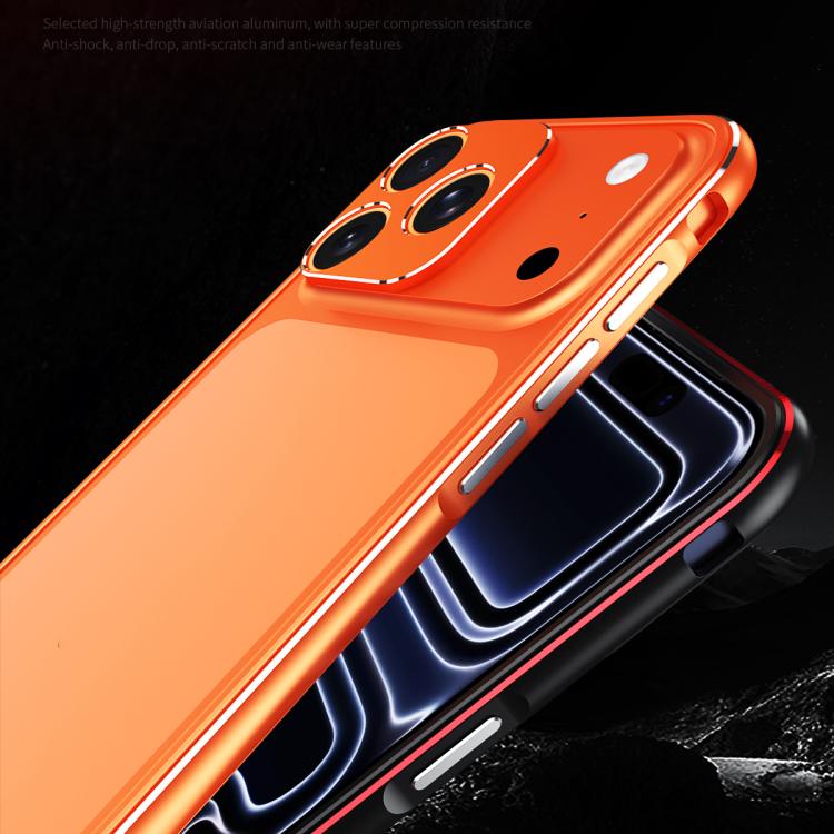 Aurora Series Lens Protector + Metal Frame Phone Case, For iPhone 18 Pro / 17 Pro, For iPhone 18 Pro Max / 17 Pro Max
