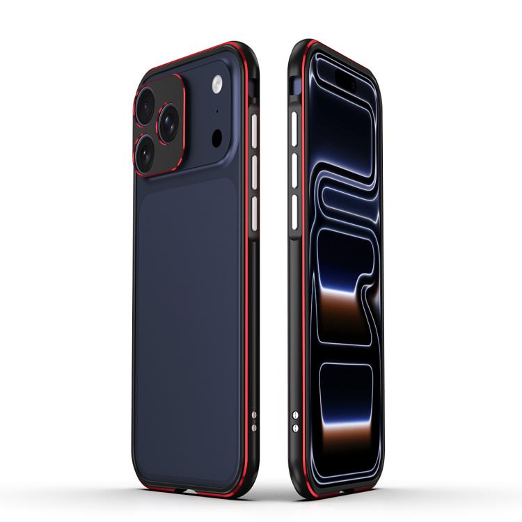 Aurora Series Lens Protector + Metal Frame Phone Case, For iPhone 18 Pro / 17 Pro, For iPhone 18 Pro Max / 17 Pro Max