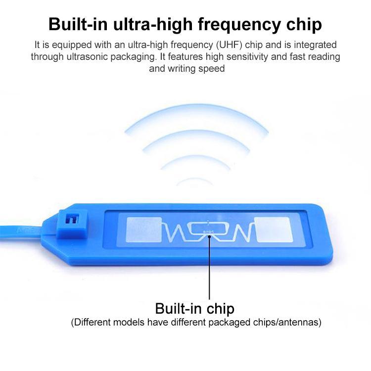 Disposable Cable Ties UHF RFID Labels with Alien H3 Chip