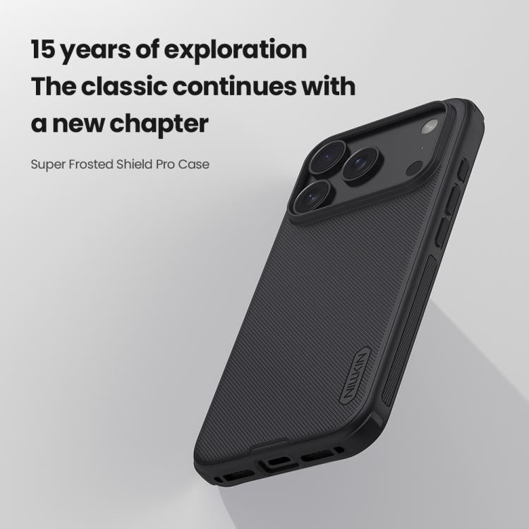 NILLKIN Frosted Shield Pro PC + TPU Phone Case, For iPhone 17 Pro Max