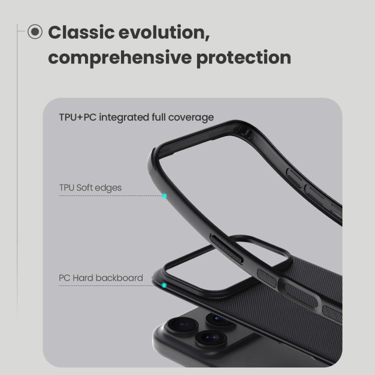 NILLKIN Frosted Shield Pro PC + TPU Phone Case, For iPhone 17 Pro Max