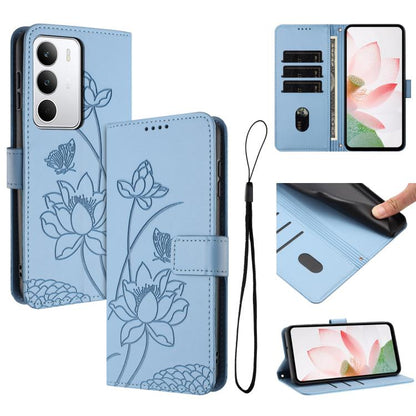 Lotus Embossed Leather Phone Case with Lanyard, For Realme 16T 5G, For Realme C100 / C100i / C100x 4G, For Realme P4 Power 5G, For Realme 16 5G, For Realme 16 Pro+ 5G, For Realme 16 Pro 5G, For Realme C85 5G / 15x 5G India, For Realme C85 Pro 4G       ...