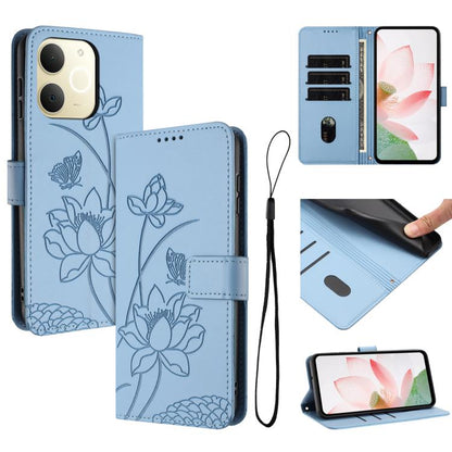 Lotus Embossed Leather Phone Case with Lanyard, For Realme 16T 5G, For Realme C100 / C100i / C100x 4G, For Realme P4 Power 5G, For Realme 16 5G, For Realme 16 Pro+ 5G, For Realme 16 Pro 5G, For Realme C85 5G / 15x 5G India, For Realme C85 Pro 4G       ...