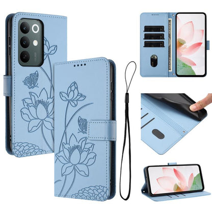 Lotus Embossed Leather Phone Case with Lanyard, For Realme 16T 5G, For Realme C100 / C100i / C100x 4G, For Realme P4 Power 5G, For Realme 16 5G, For Realme 16 Pro+ 5G, For Realme 16 Pro 5G, For Realme C85 5G / 15x 5G India, For Realme C85 Pro 4G       ...