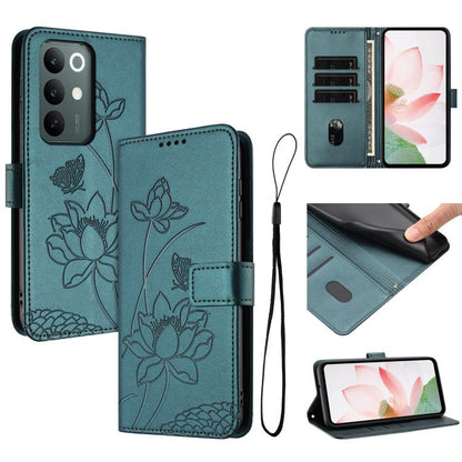 Lotus Embossed Leather Phone Case with Lanyard, For Realme 16T 5G, For Realme C100 / C100i / C100x 4G, For Realme P4 Power 5G, For Realme 16 5G, For Realme 16 Pro+ 5G, For Realme 16 Pro 5G, For Realme C85 5G / 15x 5G India, For Realme C85 Pro 4G       ...