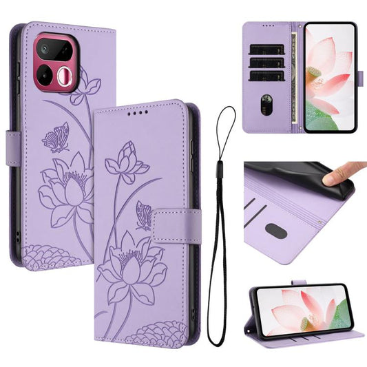 Lotus Embossed Leather Phone Case with Lanyard, For Realme 16T 5G, For Realme C100 / C100i / C100x 4G, For Realme P4 Power 5G, For Realme 16 5G, For Realme 16 Pro+ 5G, For Realme 16 Pro 5G, For Realme C85 5G / 15x 5G India, For Realme C85 Pro 4G       ...