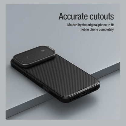 NILLKIN Black Mirror Prop CD Texture Transparent Mirror Cover Phone Case, For iPhone 17 Pro Max, For iPhone 17 Pro