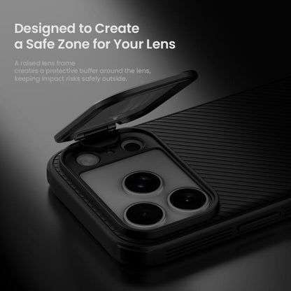 NILLKIN Black Mirror Prop CD Texture Transparent Mirror Cover Phone Case, For iPhone 18 Pro, For iPhone 18 Pro Max, For iPhone 17 Pro Max, For iPhone 17 Pro