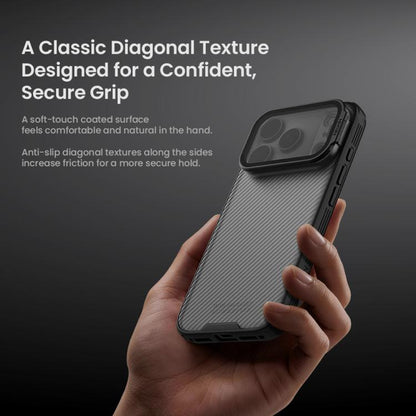 NILLKIN Black Mirror Prop CD Texture Transparent Mirror Cover Phone Case, For iPhone 18 Pro, For iPhone 18 Pro Max, For iPhone 17 Pro Max, For iPhone 17 Pro