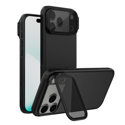 NILLKIN CamShield Prop Texture Transparent Mirror Cover MagSafe Magnetic PC Phone Case, For iPhone 18 Pro, For iPhone 18 Pro Max, For iPhone 17 Pro Max, For iPhone 17 Pro
