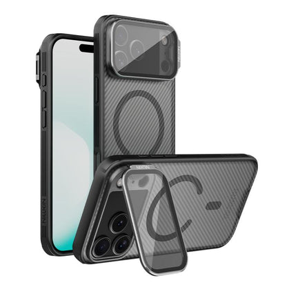 NILLKIN CamShield Prop Transparent Mirror Cover MagSafe Magnetic Translucent PC Phone Case, For iPhone 18 Pro, For iPhone 18 Pro Max, For iPhone 17 Pro Max, For iPhone 17 Pro