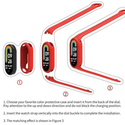 xDfind Silicone Watch Protective Cover, For Xiaomi Smart Band 10 / 9 / 8