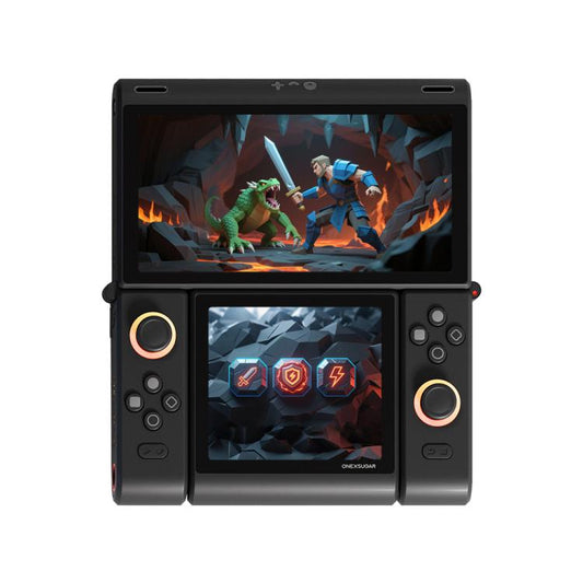 Console de jeu portable ONE-NETBOOK Sugar 1 à double écran, Android 14 Snapdragon G3 Gen3, 16 Go + 512 Go