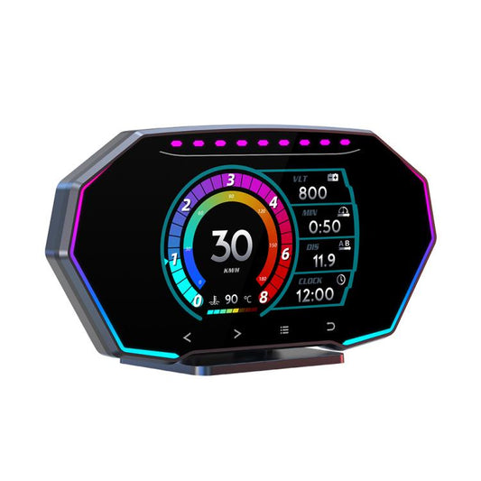 Pantalla LCD HD OBD2 GPS multifuncional F11 versión mejorada