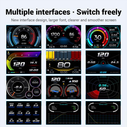 F11 Upgraded Version Multi-functional LCD HD OBD2 GPS Display, F11 Upgraded Version