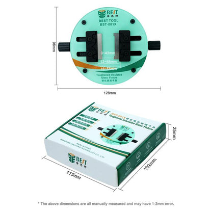 BEST BST-001X Ring-Shaped Toughened Heat Insulated Motherboard Repair Glass Fixture, BEST BST-001X