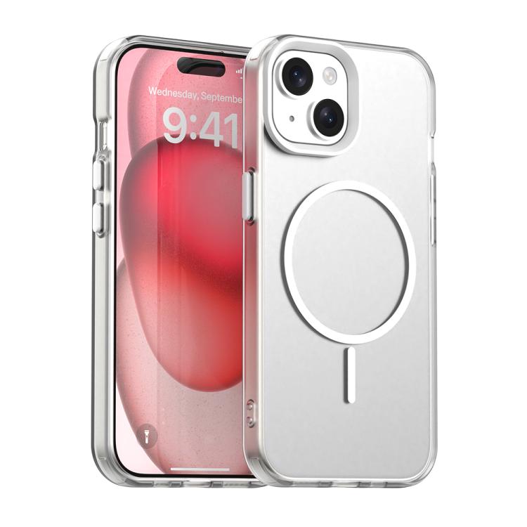 Candy Fine Circle Magsafe PC Hybrid TPU Phone Case, For iPhone 15 Plus, For iPhone 15, For iPhone 14 Plus, For iPhone 13, For iPhone 12, For iPhone 12 Pro Max, For iPhone 12 Pro