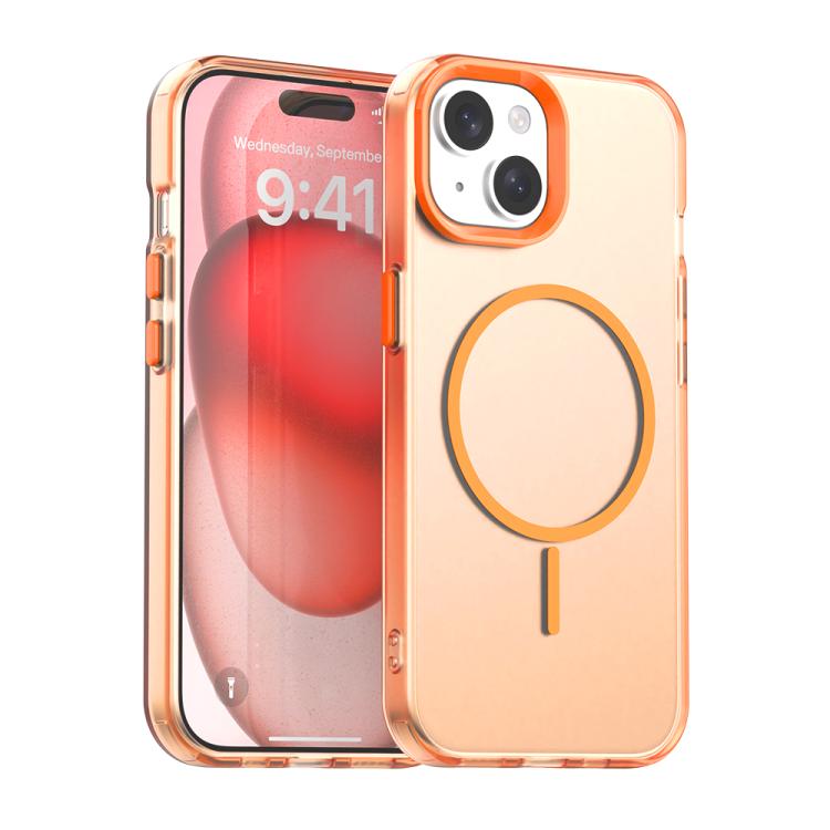 Candy Fine Circle Magsafe PC Hybrid TPU Phone Case, For iPhone 15 Plus, For iPhone 15, For iPhone 14 Plus, For iPhone 13, For iPhone 12, For iPhone 12 Pro Max, For iPhone 12 Pro