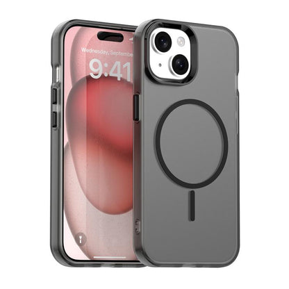 Candy Fine Circle Magsafe PC Hybrid TPU Phone Case, For iPhone 15 Plus, For iPhone 15, For iPhone 14 Plus, For iPhone 13, For iPhone 12, For iPhone 12 Pro Max, For iPhone 12 Pro
