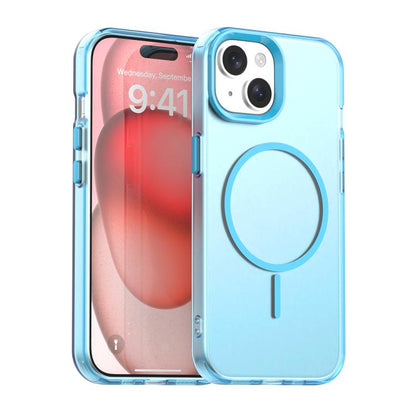 Candy Fine Circle Magsafe PC Hybrid TPU Phone Case, For iPhone 15 Plus, For iPhone 15, For iPhone 14 Plus, For iPhone 13, For iPhone 12, For iPhone 12 Pro Max, For iPhone 12 Pro