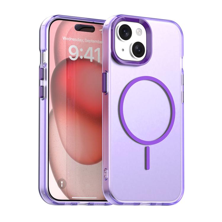 Candy Fine Circle Magsafe PC Hybrid TPU Phone Case, For iPhone 15 Plus, For iPhone 15, For iPhone 14 Plus, For iPhone 13, For iPhone 12, For iPhone 12 Pro Max, For iPhone 12 Pro