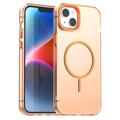 Candy Fine Circle Magsafe PC Hybrid TPU Phone Case, For iPhone 15 Plus, For iPhone 15, For iPhone 14 Plus, For iPhone 13, For iPhone 12, For iPhone 12 Pro Max, For iPhone 12 Pro