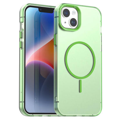 Candy Fine Circle Magsafe PC Hybrid TPU Phone Case, For iPhone 15 Plus, For iPhone 15, For iPhone 14 Plus, For iPhone 13, For iPhone 12, For iPhone 12 Pro Max, For iPhone 12 Pro