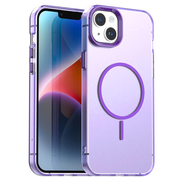 Candy Fine Circle Magsafe PC Hybrid TPU Phone Case, For iPhone 15 Plus, For iPhone 15, For iPhone 14 Plus, For iPhone 13, For iPhone 12, For iPhone 12 Pro Max, For iPhone 12 Pro