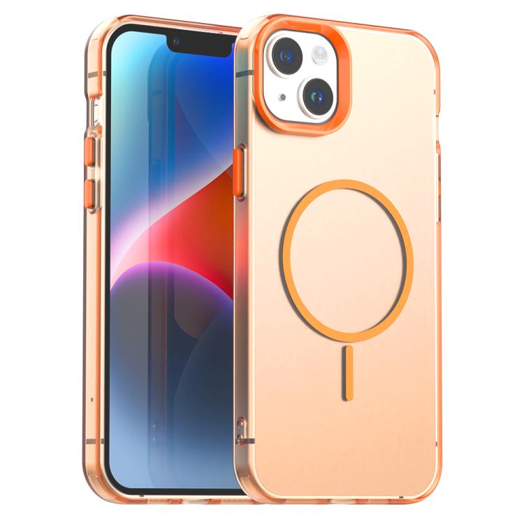Candy Fine Circle Magsafe PC Hybrid TPU Phone Case, For iPhone 15 Plus, For iPhone 15, For iPhone 14 Plus, For iPhone 13, For iPhone 12, For iPhone 12 Pro Max, For iPhone 12 Pro