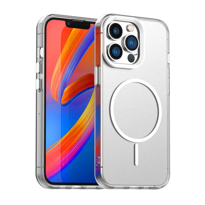 Candy Fine Circle Magsafe PC Hybrid TPU Phone Case, For iPhone 15 Plus, For iPhone 15, For iPhone 14 Plus, For iPhone 13, For iPhone 12, For iPhone 12 Pro Max, For iPhone 12 Pro