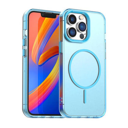Candy Fine Circle Magsafe PC Hybrid TPU Phone Case, For iPhone 15 Plus, For iPhone 15, For iPhone 14 Plus, For iPhone 13, For iPhone 12, For iPhone 12 Pro Max, For iPhone 12 Pro