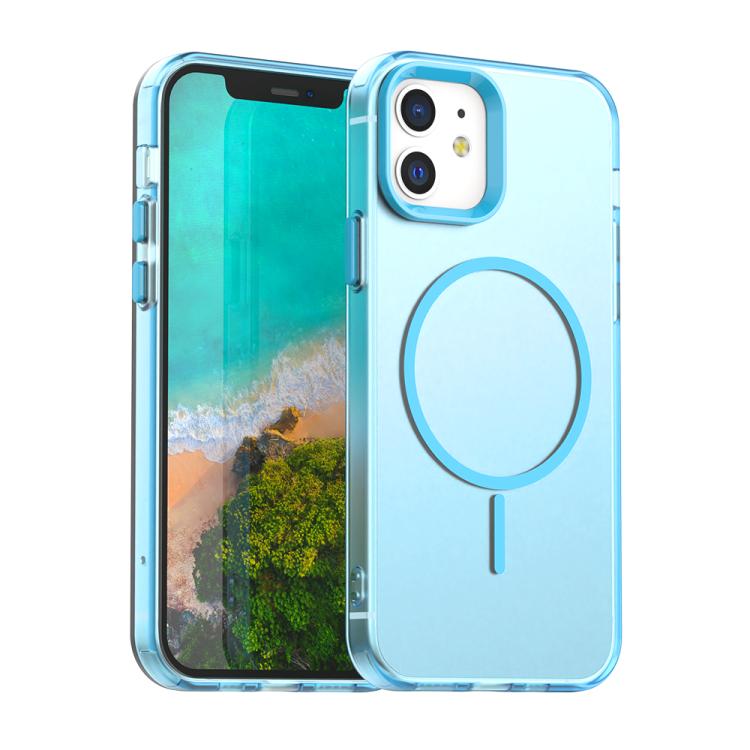 Candy Fine Circle Magsafe PC Hybrid TPU Phone Case, For iPhone 15 Plus, For iPhone 15, For iPhone 14 Plus, For iPhone 13, For iPhone 12, For iPhone 12 Pro Max, For iPhone 12 Pro