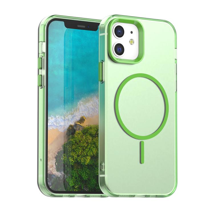 Candy Fine Circle Magsafe PC Hybrid TPU Phone Case, For iPhone 15 Plus, For iPhone 15, For iPhone 14 Plus, For iPhone 13, For iPhone 12, For iPhone 12 Pro Max, For iPhone 12 Pro