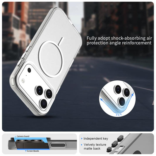 Candy Fine Circle Magsafe PC Hybrid TPU Phone Case, For iPhone 18 Pro, For iPhone 18 Pro Max, For iPhone 17 Pro Max, For iPhone 17 Pro Max C-type, For iPhone 17 Pro, For iPhone 17 Pro C-type, For iPhone Air, For iPhone 16 Pro Max, For iPhone 16 Pro    ...