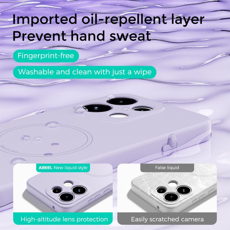 ABEEL Skin-friendly Feel Magsafe Liquid Silicone Phone Case, For OPPO Reno16 F 5G/Reno16 FS 5G, For OPPO Reno16/Reno16 Pro 5G Global, For OPPO Find X9 Ultra, For OPPO Reno15 F 5G, For OPPO Reno15 Pro Max 5G Global, For OPPO Reno15 Pro 5G Global        ...