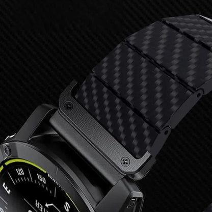 Carbon Fiber Magnetic Loop Watch Band, For Garmin 26mm, For Garmin 22mm