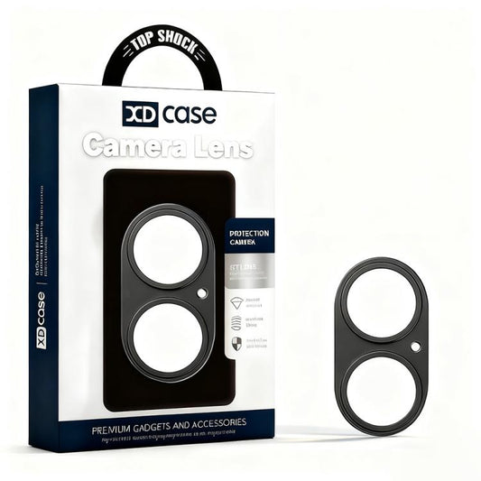 XDcase Titanium Alloy Hollow Camera Lens Protector, For iPhone 17
