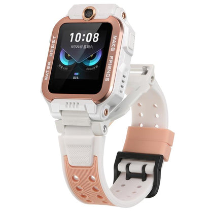 Dual-Row Buckle Two Color Silicone Watch Band, For Imoo Watch Phone Z6 / Z6A / Z6 Pro