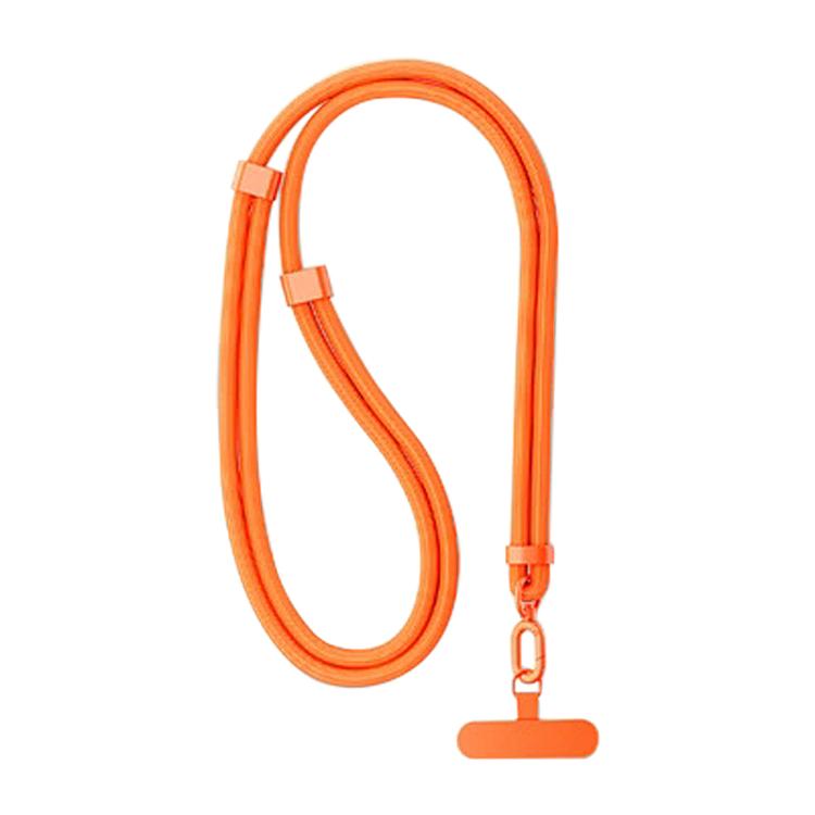 XDcase 7mm Polyester Rope Stainless Steel Sheet Adjustable Crossbody Mobile Phone Lanyard