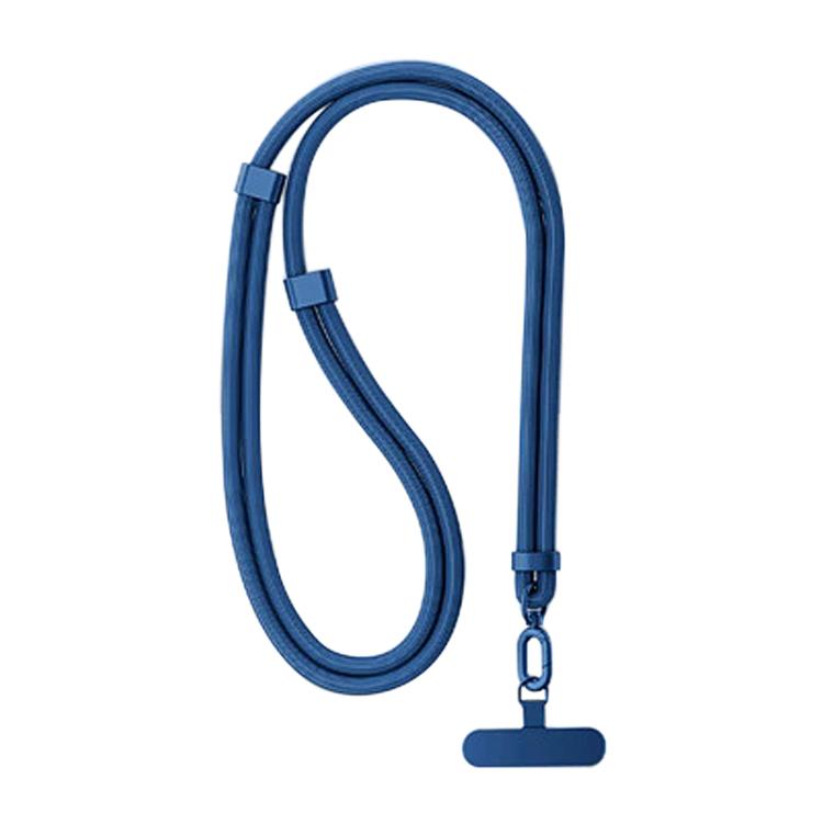 XDcase 7mm Polyester Rope Stainless Steel Sheet Adjustable Crossbody Mobile Phone Lanyard