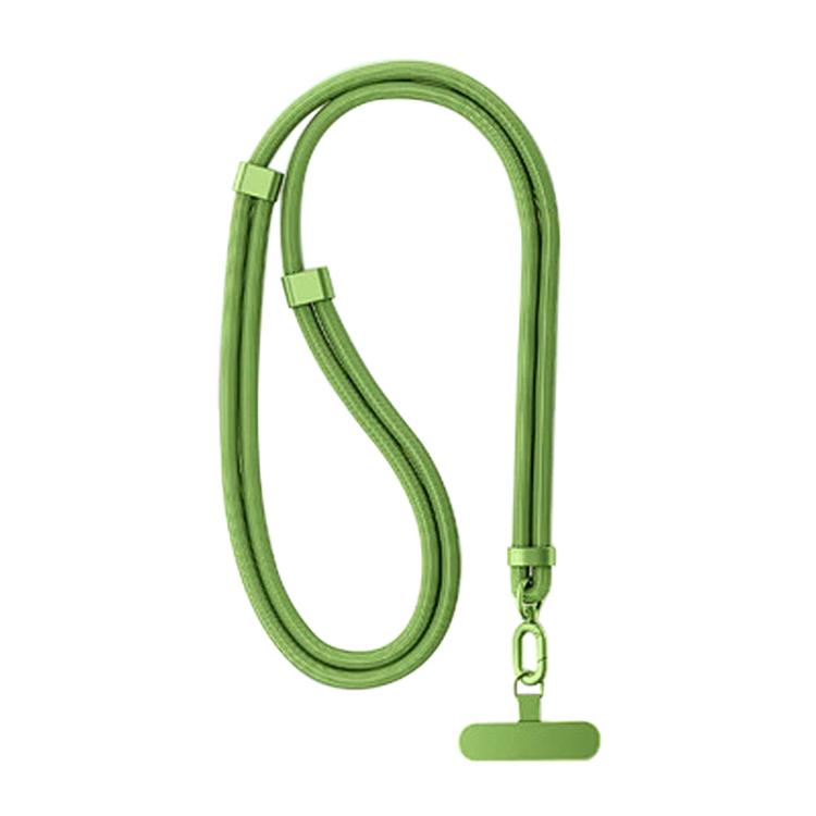 XDcase 7mm Polyester Rope Stainless Steel Sheet Adjustable Crossbody Mobile Phone Lanyard